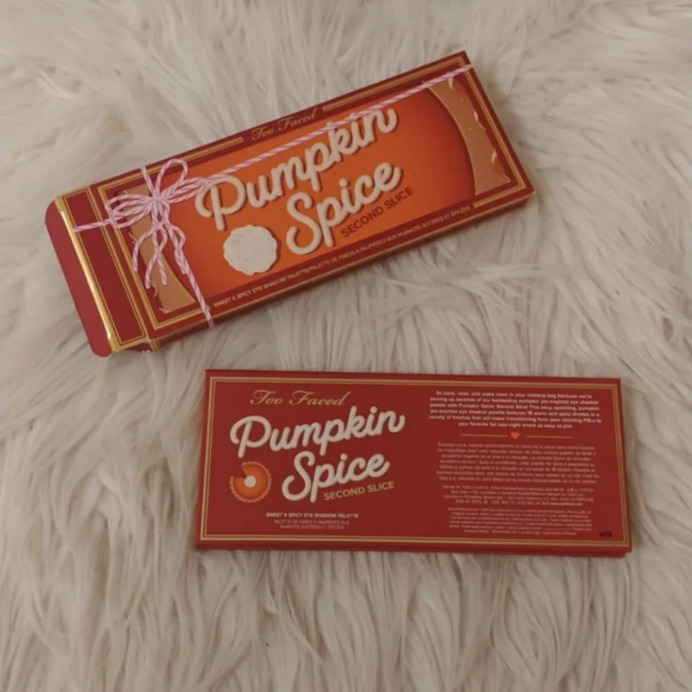 💖FIRM! NWT TOO FACED PUMPKIN SPICE SECOND SLICE EYESHADOW PALATTE LIMITED EDITI